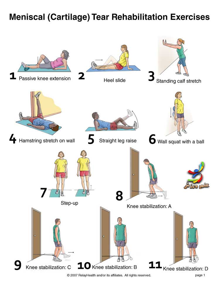 meniscal-tear-rehabilitation-exercises1-elmevarzesh